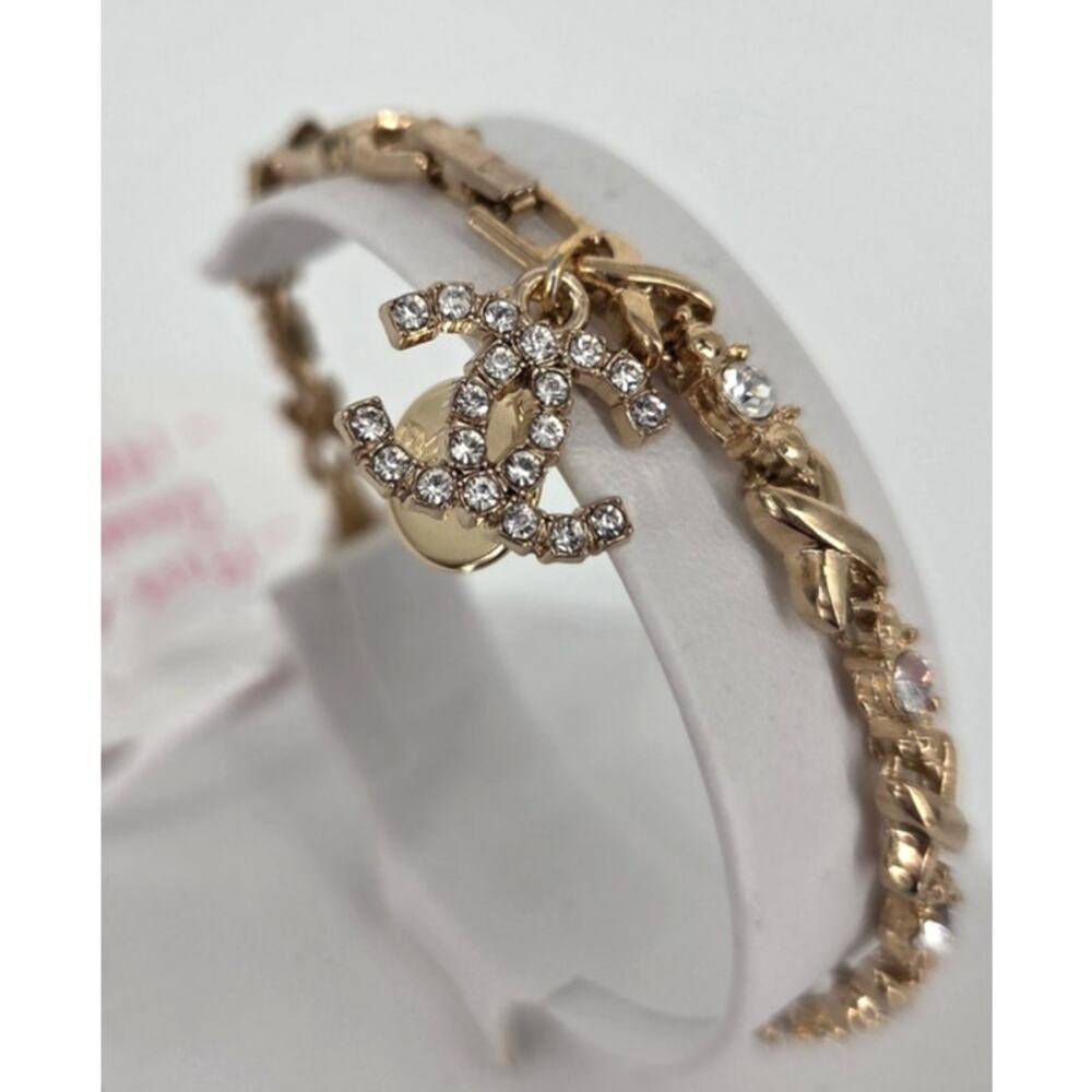 Idlewild Jewelry Co Couture Authentic Chanel Vintage Charm Bracelet Upcycled NEW